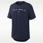 North Carolina Premium Performance Golf Club Men's Nike College Top