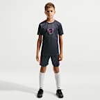 Nike Academy+ Dri-FIT Kısa Kollu Genç Çocuk Futbol Üstü
