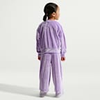 Nike Toddler Swoosh Sparkle 2-Piece Velvet Pants Set