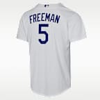 Freddie Freeman Los Angeles Dodgers Baseline Big Kids' Nike MLB Home Replica Jersey