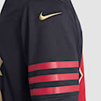 Jersey Nike Dri-FIT de la NFL Limited para hombre George Kittle San Francisco 49ers Rivalries Collection