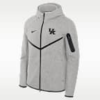 Chamarra universitaria Nike con gorro de cierre completo para hombre Kentucky Tech Fleece