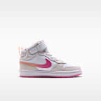 Tenis para niños de preescolar Nike Court Borough Mid 2