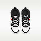 Nike Court Borough Mid 2 Küçük Çocuk Ayakkabısı