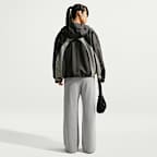 Pants de pierna ancha tiro medio para mujer Nike Studio Fleece "French Terry" ligeros