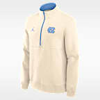 North Carolina Primetime Primary Logo Men's Jordan Brand College 1/2-Zip Crew