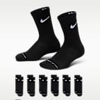 Nike Kids' Dri-FIT Elevated Everyday Crew Socks (6 Pairs)