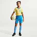 Brazil 2026 Stadium Home Older Kids' Nike Dri-FIT Soccer Replica Shorts