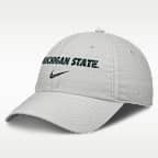 Michigan State Sideline Club Practice Men's Nike College Adjustable Hat