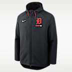 Detroit Tigers Authentic Collection Men's Nike Therma-FIT MLB Full-Zip Hooded Jacket