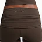 NikeSKIMS Matte Women's 3" Fold-Over Waistband Shorts