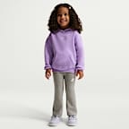 Sudadera con gorro sin cierre de tejido Fleece Studio infantil Nike Sportswear