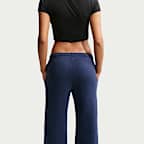 Nike Studio Fleece Medium Weight Women's Mid-Rise Wide-Leg Pants