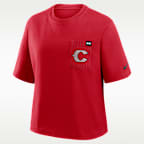 Cincinnati Reds City Connect Pocket Boxy Women's Nike MLB T-Shirt