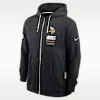 Minnesota Vikings Sideline Standard Issue Men's Nike Dri-FIT NFL Full-Zip Hoodie