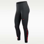 Ohio State Zenvy Women's Nike Dri-FIT College High Rise 7/8 Leggings