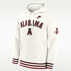 Sudadera con gorro sin cierre universitaria Nike para hombre Alabama Legacy Retro