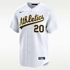 Jersey Nike Dri-FIT ADV de la MLB Limited para hombre Zack Gelof Athletics