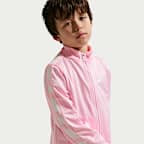 Conjunto de 2 piezas con cinta con logotipos de cierre completo para niños talla pequeña Nike Dri-FIT