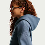 Sudadera con gorro oversized para niños talla grande Nike Sportswear Club Fleece