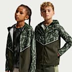 Chamarra Repel con protección contra los rayos UV para niños talla grande Nike Miler
