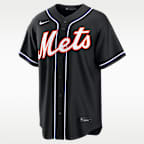 Jersey Nike de la MLB Replica Fashion para hombre New York Mets