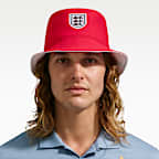 Gorro tipo pescador cuadrado de futbol Nike England Apex
