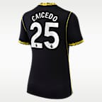 Moisés Caicedo Chelsea 2026/27 Stadium Away Women's Nike Dri-FIT Soccer Jersey