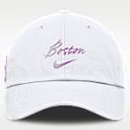 Gorra Nike de la MLB ajustable para mujer Boston Red Sox Club