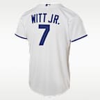 Bobby Witt, Jr. Kansas City Royals Baseline Big Kids' Nike MLB Home Replica Jersey