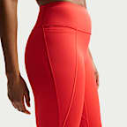 Leggings de cintura alta sin costura delantera de 7/8 para mujer Nike Universa