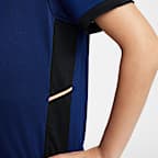 Playera de fútbol Dri-FIT para niños talla grande Nike Academy