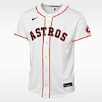 Houston Astros Big Kids' Nike MLB Stadium Home Jersey