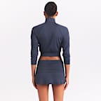 Skort NikeSKIMS Airy med nedvikt linning för kvinnor