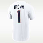 A.J. Brown New England Patriots Men's Nike NFL T-Shirt