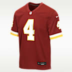 Jersey Game para niños talla grande Frankie Luvu Washington Commanders
