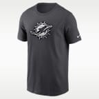 Playera Nike de la NFL para hombre Miami Dolphins Fractal Logo
