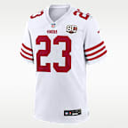 Christian McCaffrey San Francisco 49ers 80th Anniversary Men's Nike NFL Game Jersey
