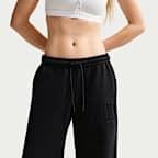 Nike Studio Fleece Medium Weight Women's Mid-Rise Wide-Leg Pants