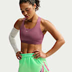 Damskie spodenki do biegania ze średnim stanem i wszytą bielizną 8 cm Dri-FIT ADV Nike AeroSwift
