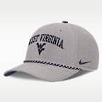 Gorra universitaria Nike ajustable para hombre West Virginia Rise Rope