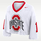 Ohio State Logo Women's Nike Dri-FIT College Cropped Jersey