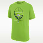 Playera Nike Dri-FIT de la NFL para niños talla grande Seattle Seahawks Icon Legend Edition