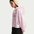 Nike Studio Fleece Medium Weight  Women's Oversized Cropped Full-Zip Sweatshirt