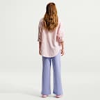 Nike Sportswear Club Fleece Girls' Wide-Leg Trousers