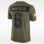 Baker Mayfield Tampa Bay Buccaneers Salute to Service Men's Nike Dri-FIT NFL Limited Jersey