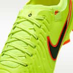Tacos de fútbol para terreno firme de corte low Nike Tiempo Legend 10 Pro