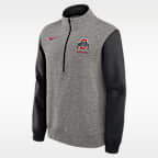 Ohio State Club Men's Nike College 1/2-Zip Crew