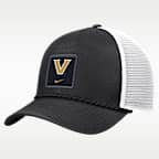 Vanderbilt Sideline Rope Men's Nike College Trucker Adjustable Hat