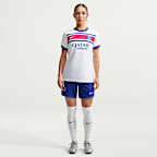 Dámské domácí předzápasové fotbalové tričko Nike Dri-FIT Paris Saint-Germain